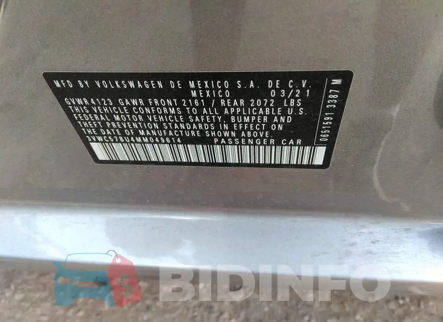 3VWC57BU4MM049614 Photo# 9