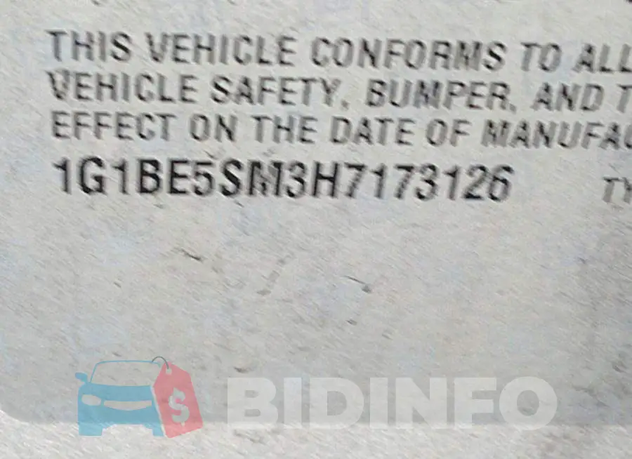 1G1BE5SM3H7173126 Photo# 9