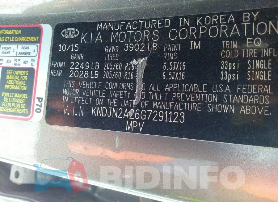 KNDJN2A26G7291123 Photo# 9