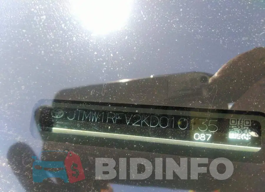 JTMW1RFV2KD010135 Photo# 9