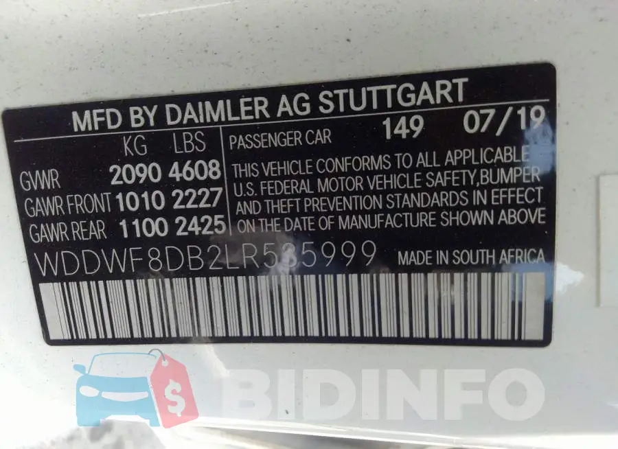 WDDWF8DB2LR535999 Photo# 9