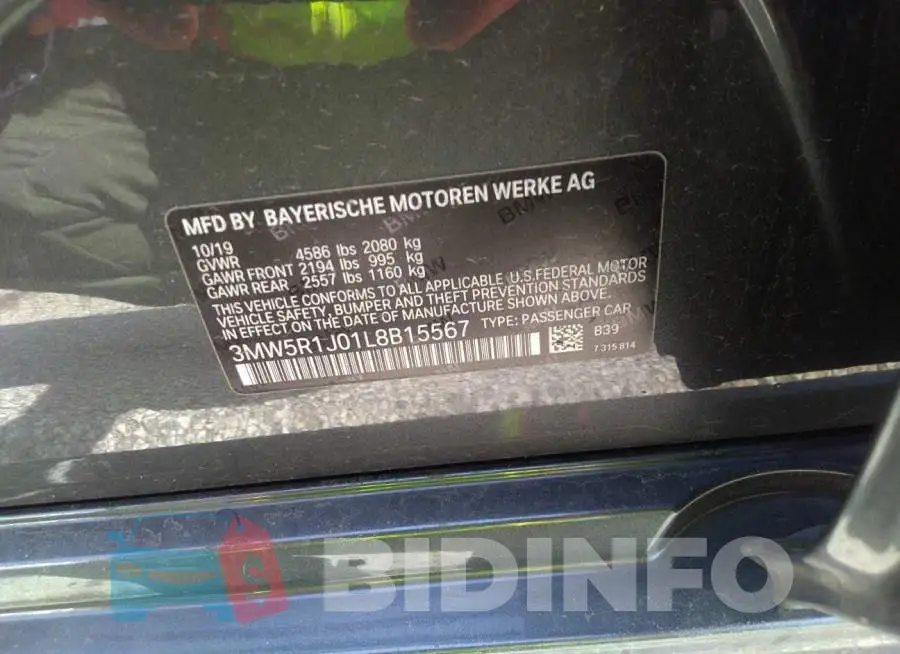 3MW5R1J01L8B15567 Photo# 9