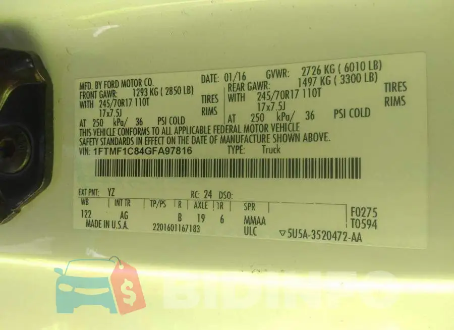 1FTMF1C84GFA97816 Photo# 9