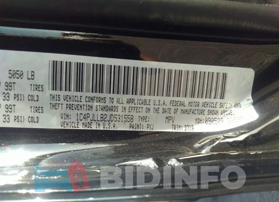 1C4PJLLB2JD531558 Photo# 9
