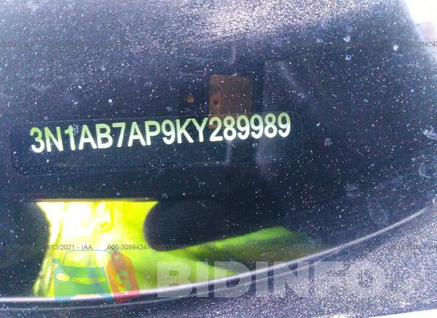 3N1AB7AP9KY289989 Photo# 9