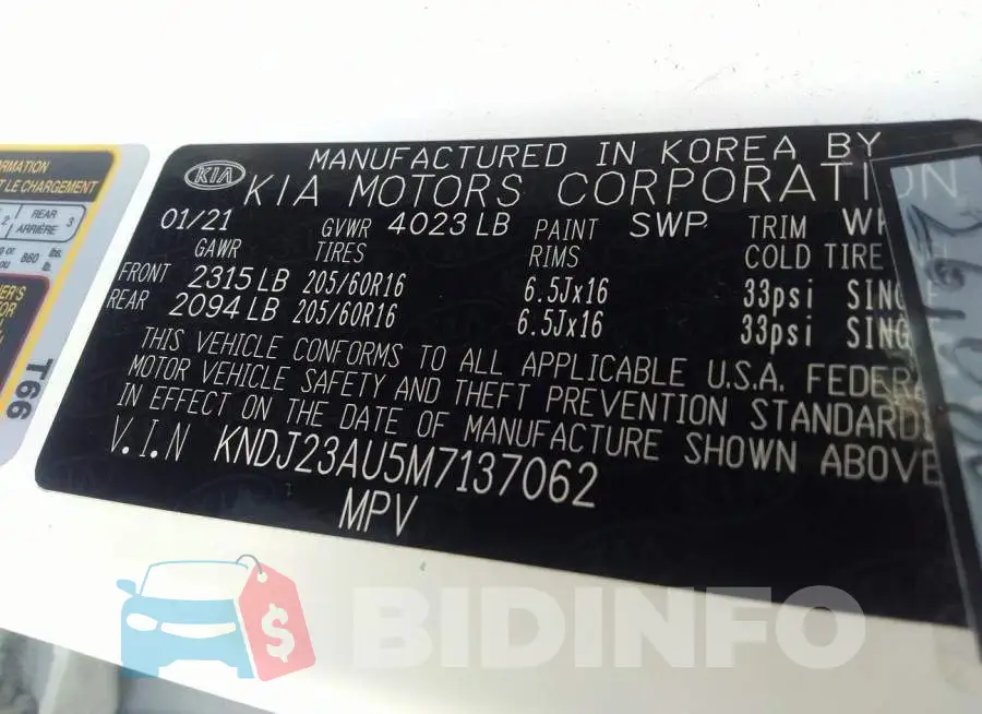 KNDJ23AU5M7137062 Photo# 9