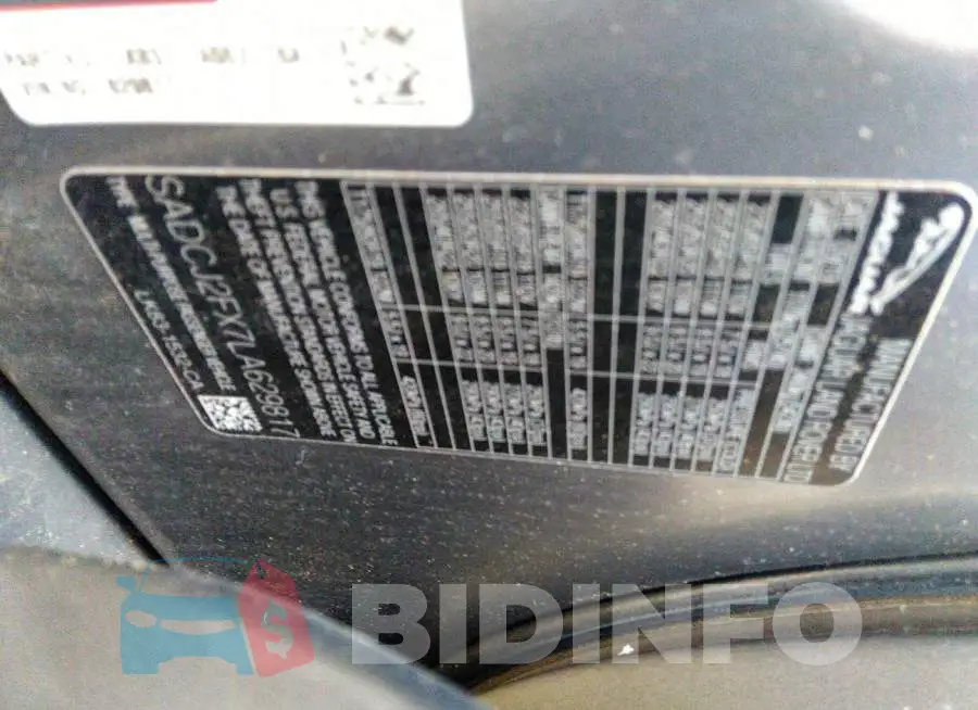 SADCJ2FX7LA629817 Photo# 9