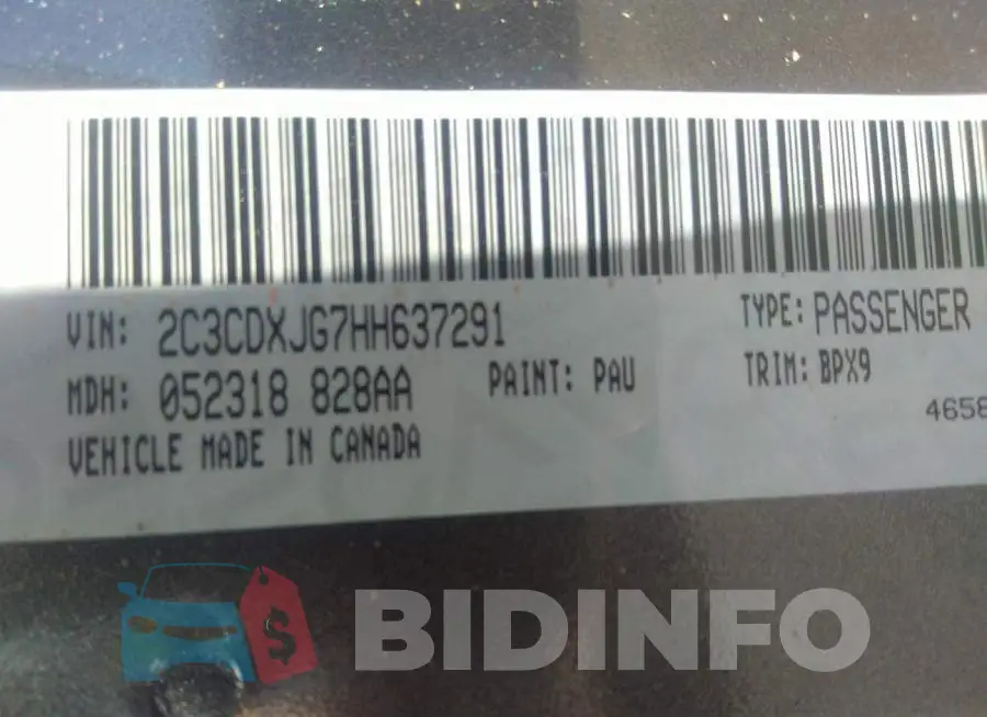 2C3CDXJG7HH637291 Photo# 9