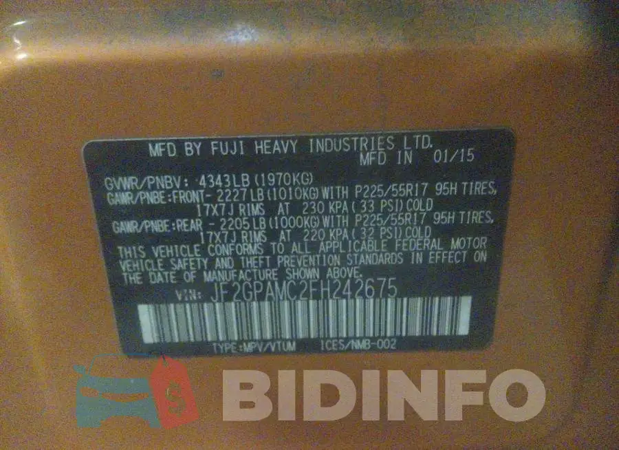 JF2GPAMC2FH242675 Photo# 9