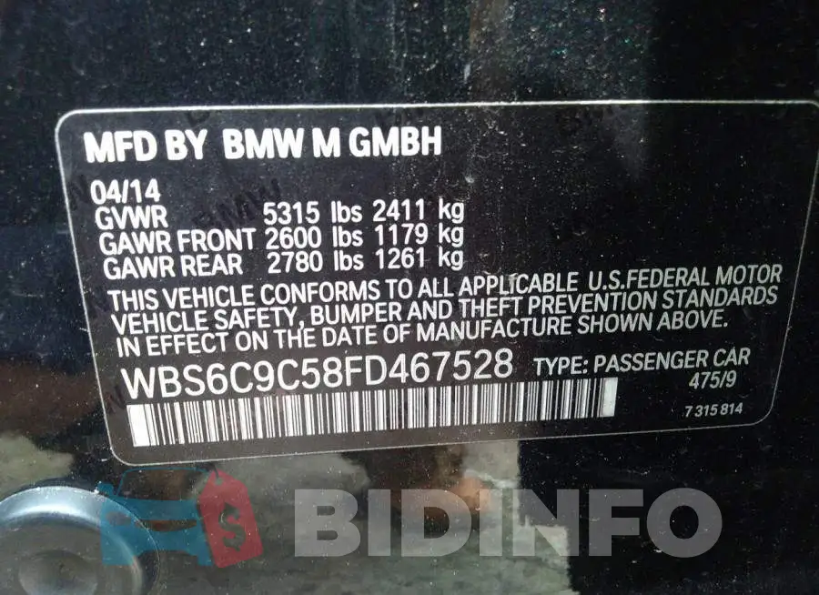 WBS6C9C58FD467528 Photo# 9