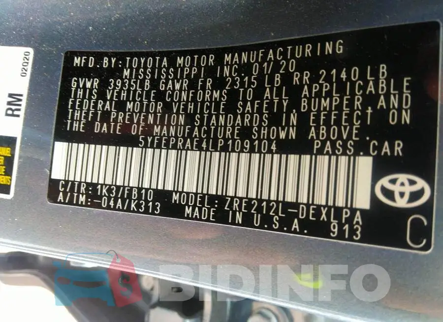 5YFEPRAE4LP109104 Photo# 9