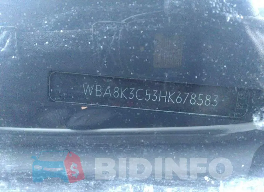 WBA8K3C53HK678583 Photo# 9