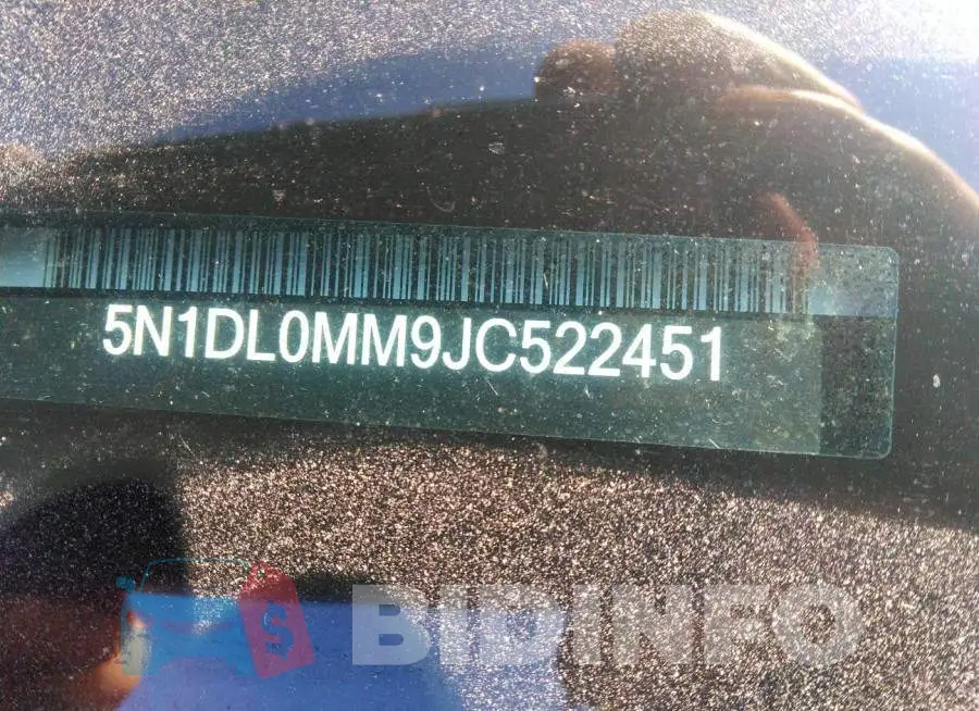 5N1DL0MM9JC522451 Photo# 9