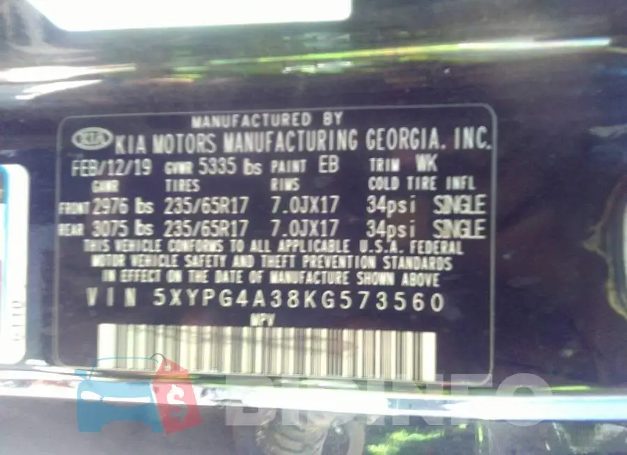 5XYPG4A38KG573560 Photo# 9