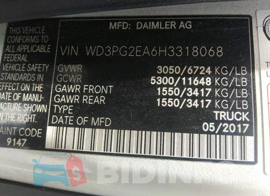 WD3PG2EA6H3318068 Photo# 9
