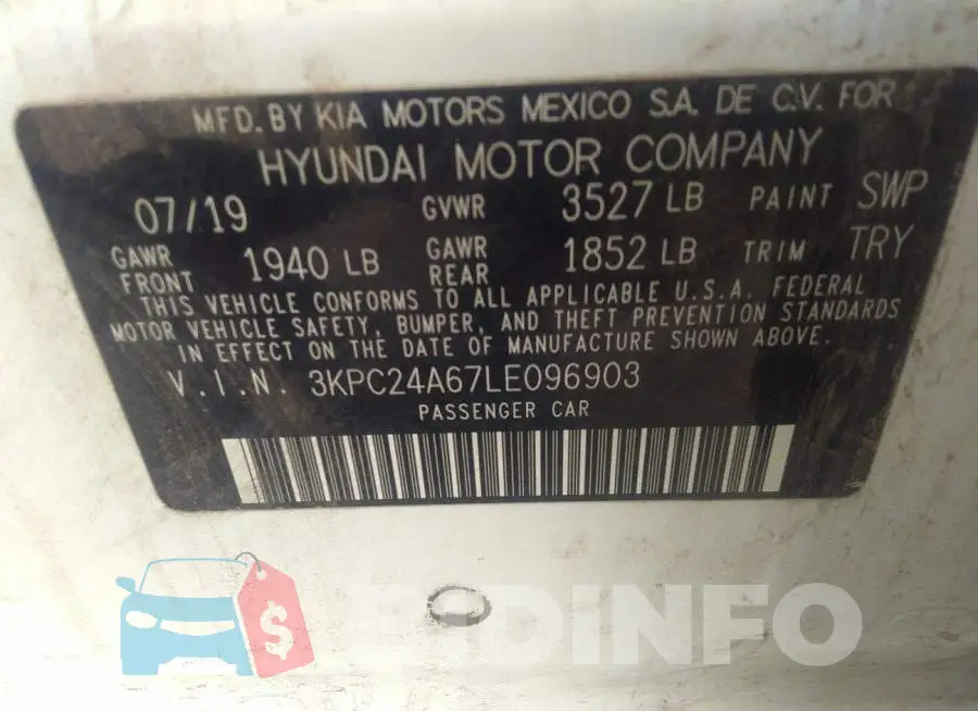 3KPC24A67LE096903 Photo# 9