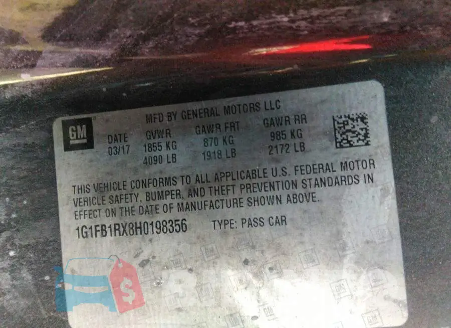 1G1FB1RX8H0198356 Photo# 9