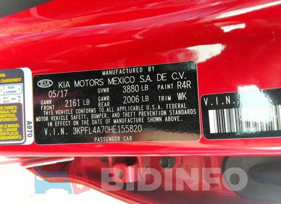 3KPFL4A70HE155820 Photo# 9