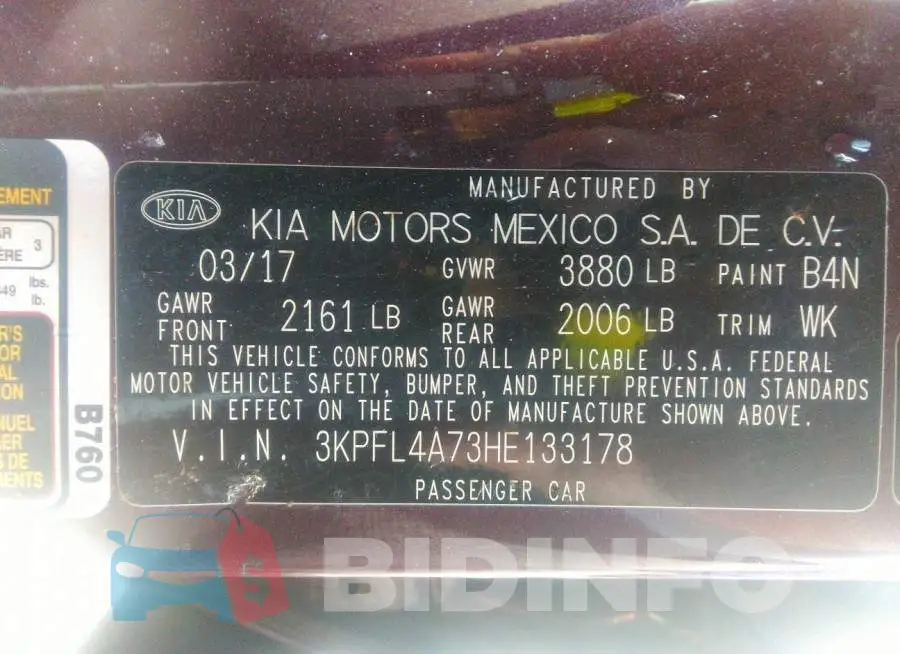 3KPFL4A73HE133178 Photo# 9