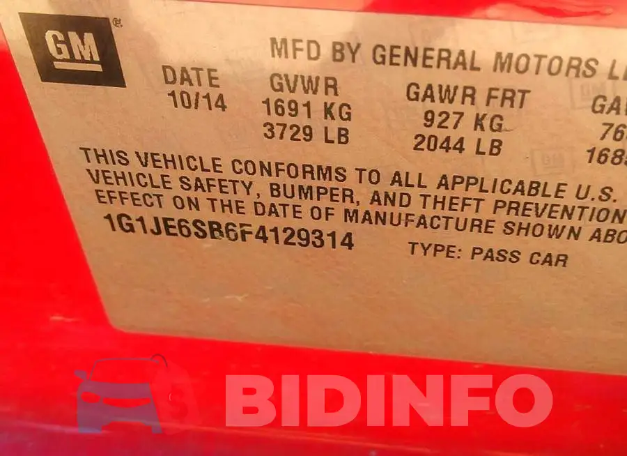 1G1JE6SB6F4129314 Photo# 9