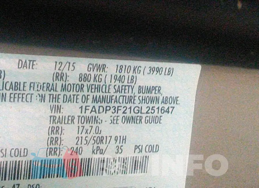 1FADP3F21GL251647 Photo# 9