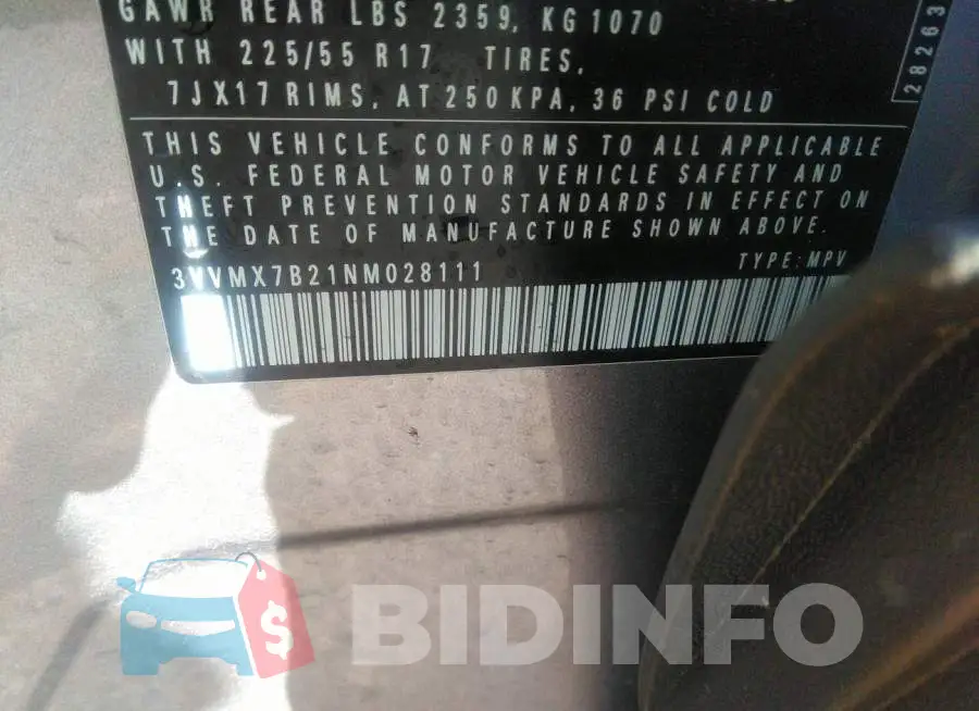 3VVMX7B21NM028111 Photo# 9