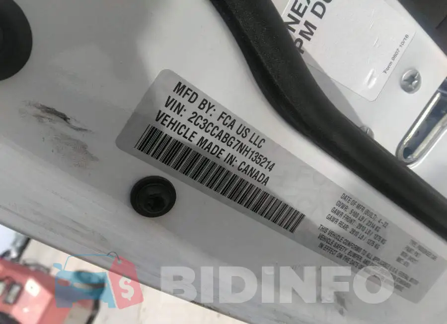 2C3CCABG7NH135214 Photo# 9