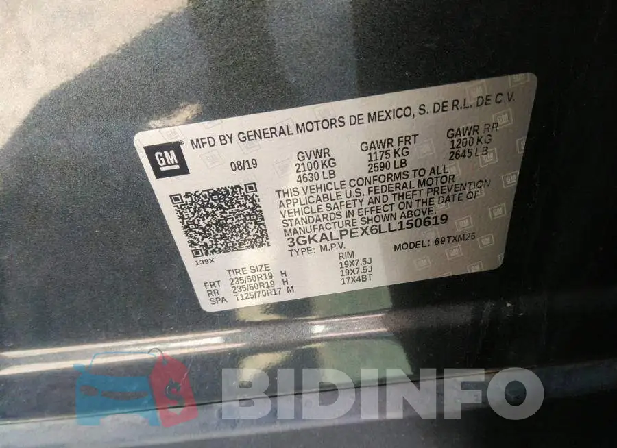3GKALPEX6LL150619 Photo# 9