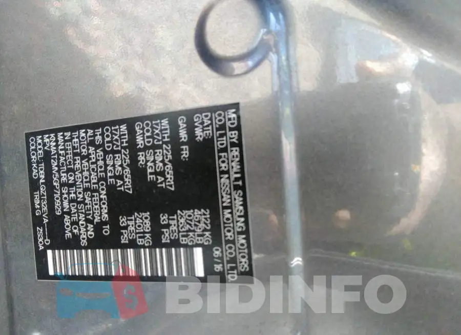 KNMAT2MV5GP710929 Photo# 9
