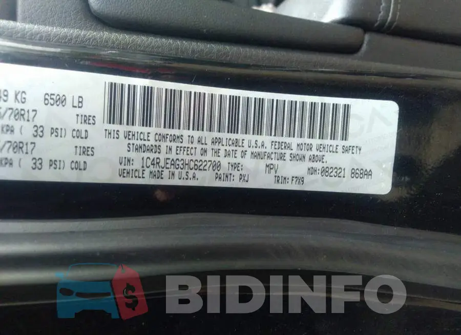 1C4RJEAG3HC622700 Photo# 9