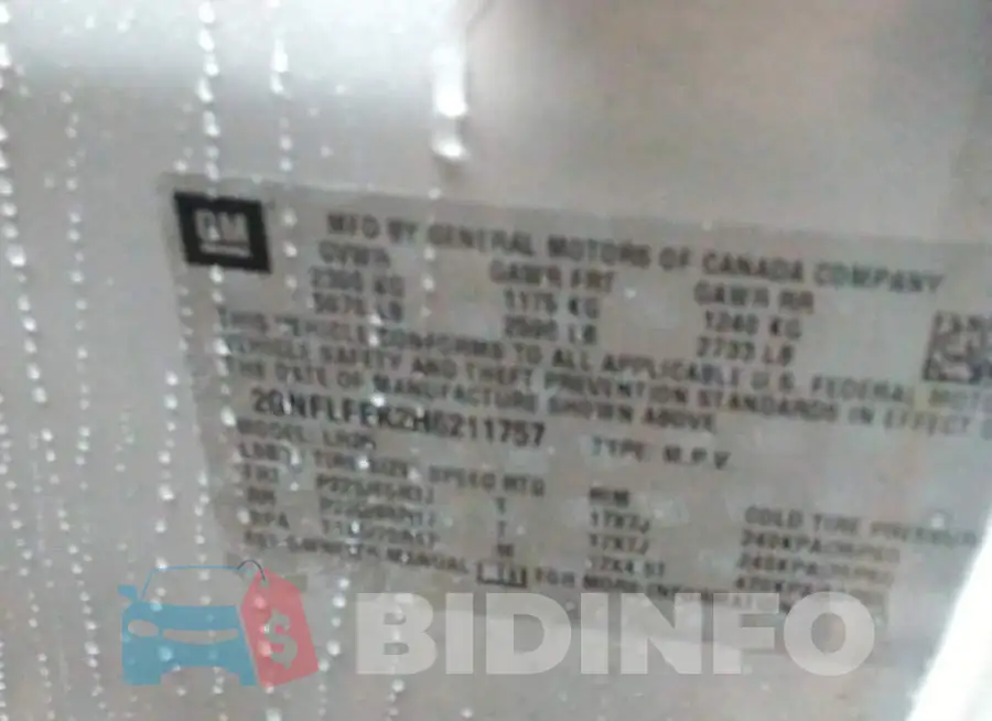 2GNFLFEK2H6211757 Photo# 9
