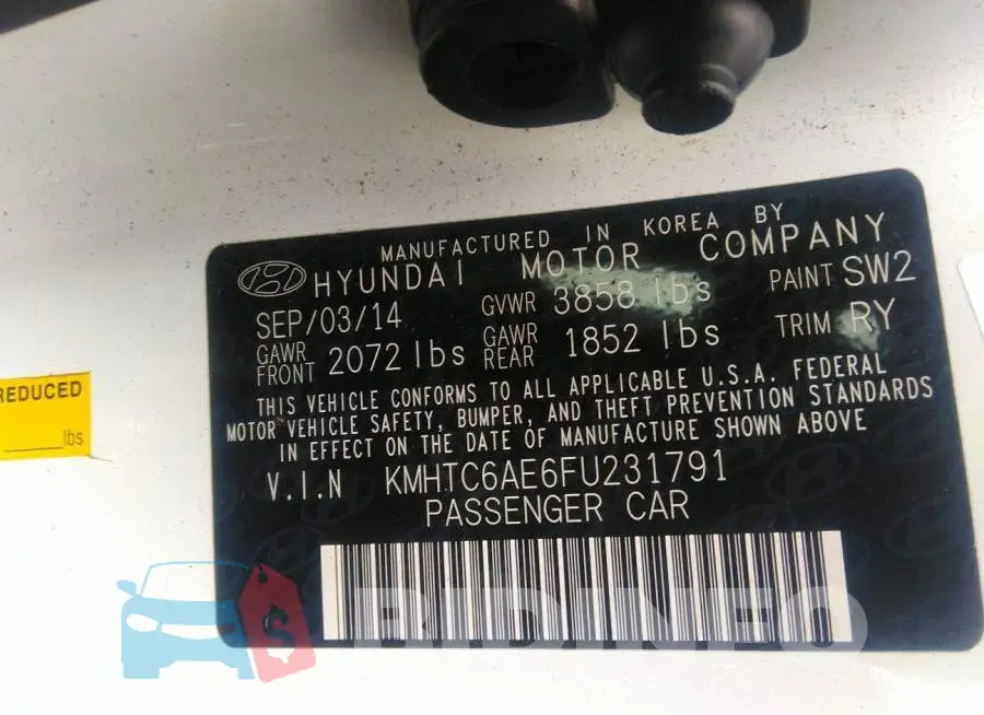 KMHTC6AE6FU231791 Photo# 9