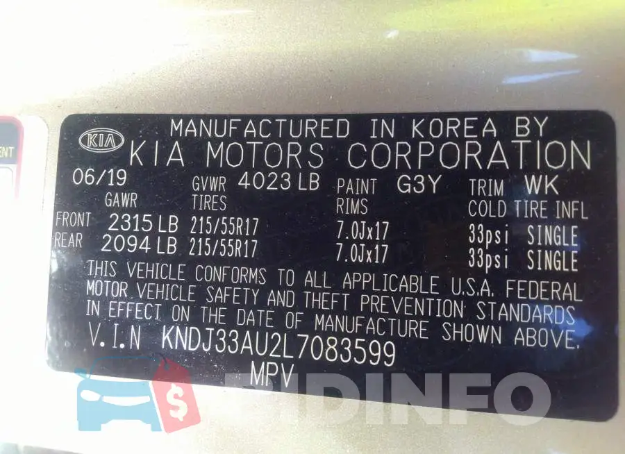 KNDJ33AU2L7083599 Photo# 9