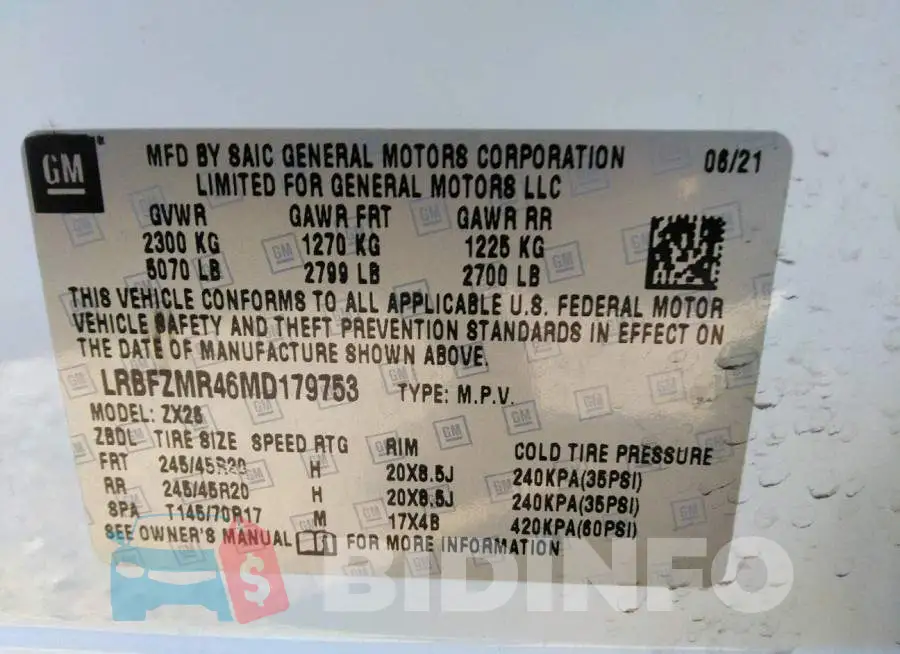 LRBFZMR46MD179753 Photo# 9