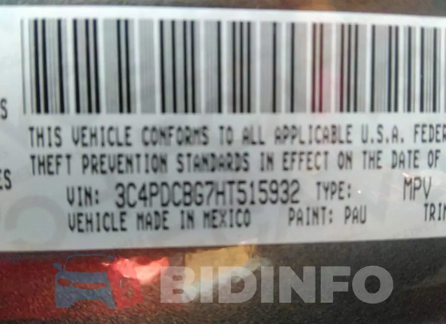 3C4PDCBG7HT515932 Photo# 9