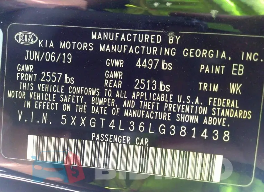 5XXGT4L36LG381438 Photo# 9