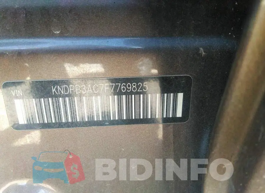 KNDPB3AC7F7769825 Photo# 9