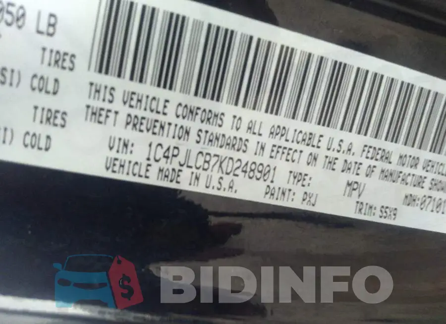 1C4PJLCB7KD248901 Photo# 9