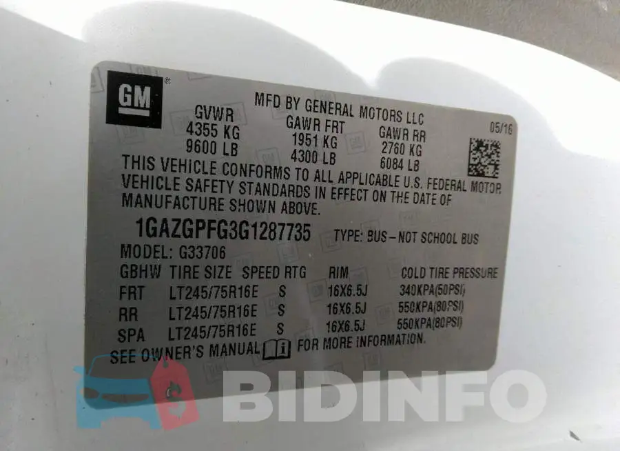 1GAZGPFG3G1287735 Photo# 9