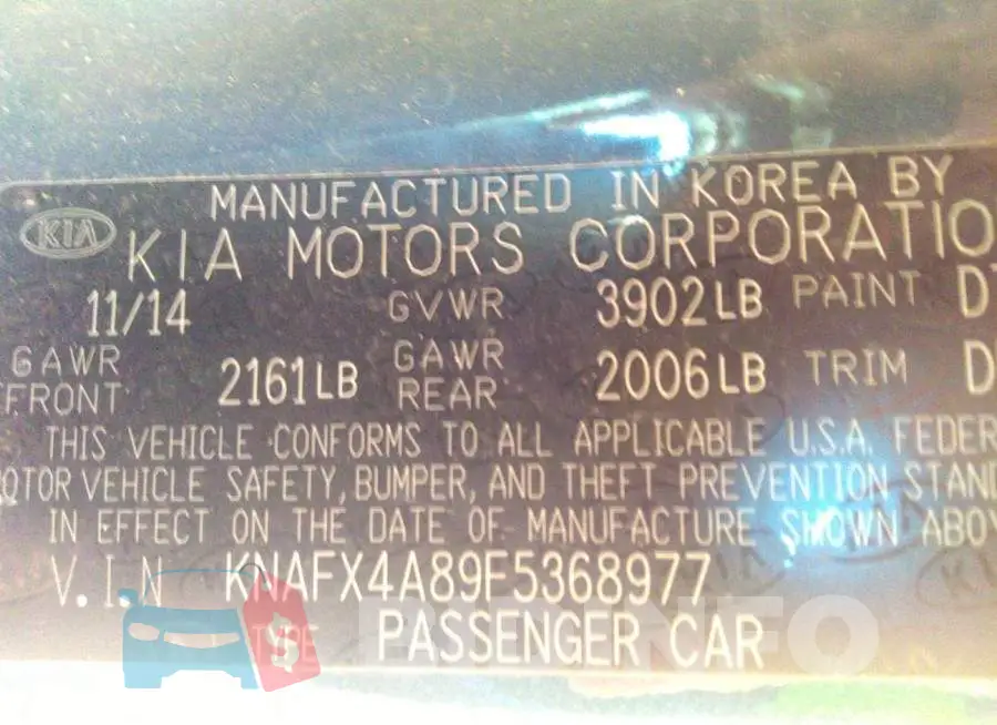 KNAFX4A89F5368977 Photo# 9