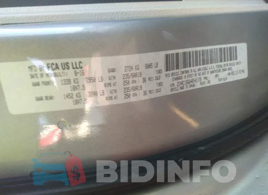 2C4RC1BG6HR541179 Photo# 9