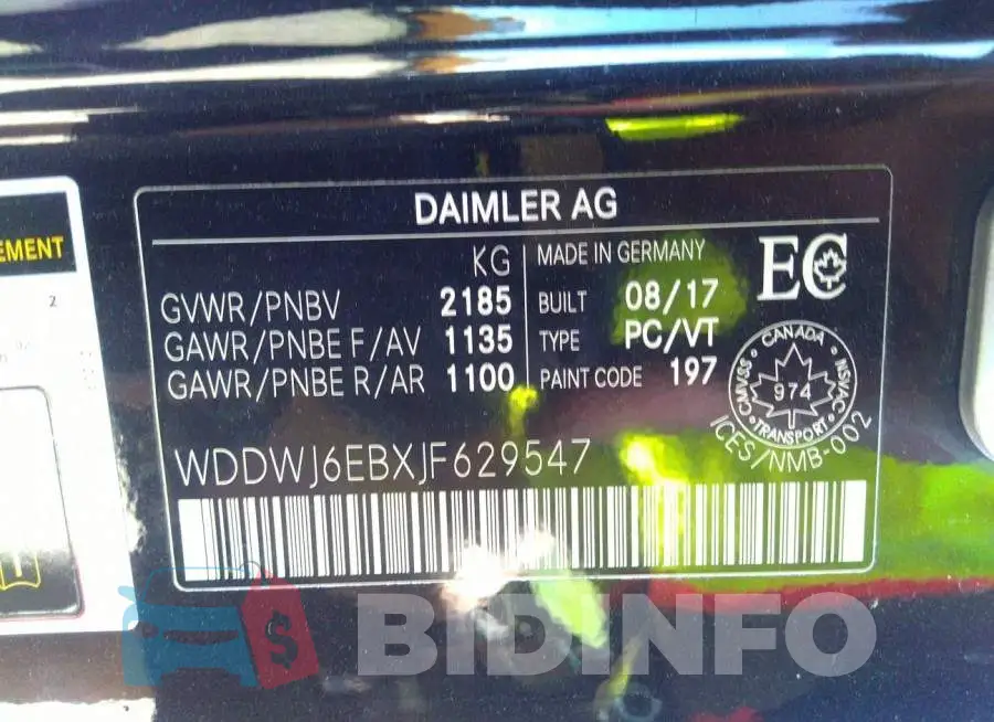 WDDWJ6EBXJF629547 Photo# 9