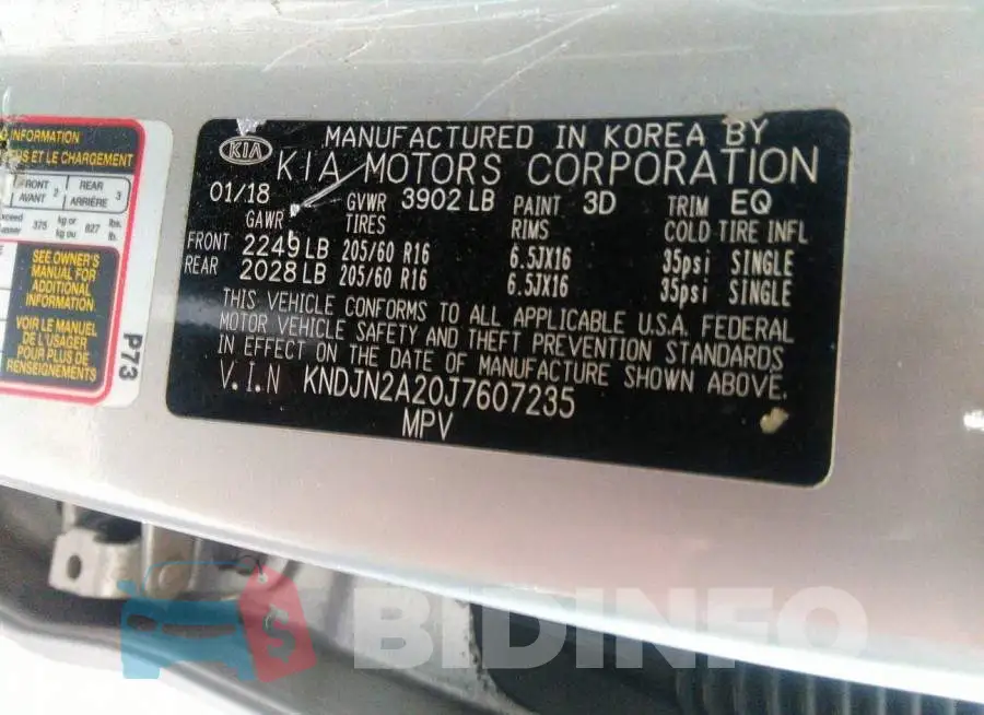 KNDJN2A20J7607235 Photo# 9