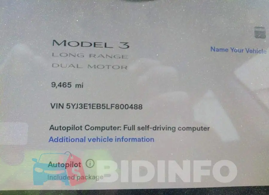5YJ3E1EB5LF800488 Photo# 7
