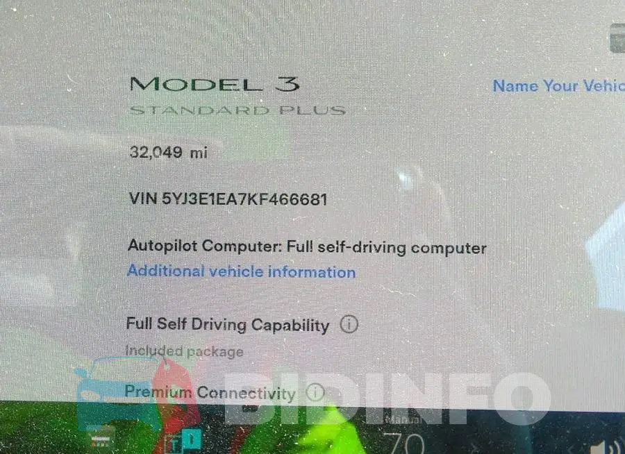 5YJ3E1EA7KF466681 Photo# 7