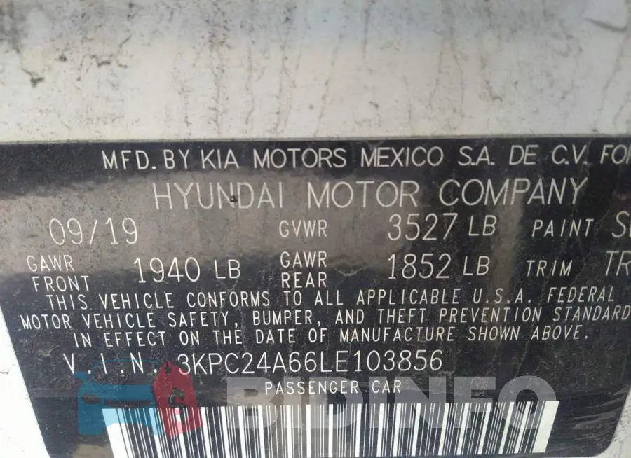 3KPC24A66LE103856 Photo# 9