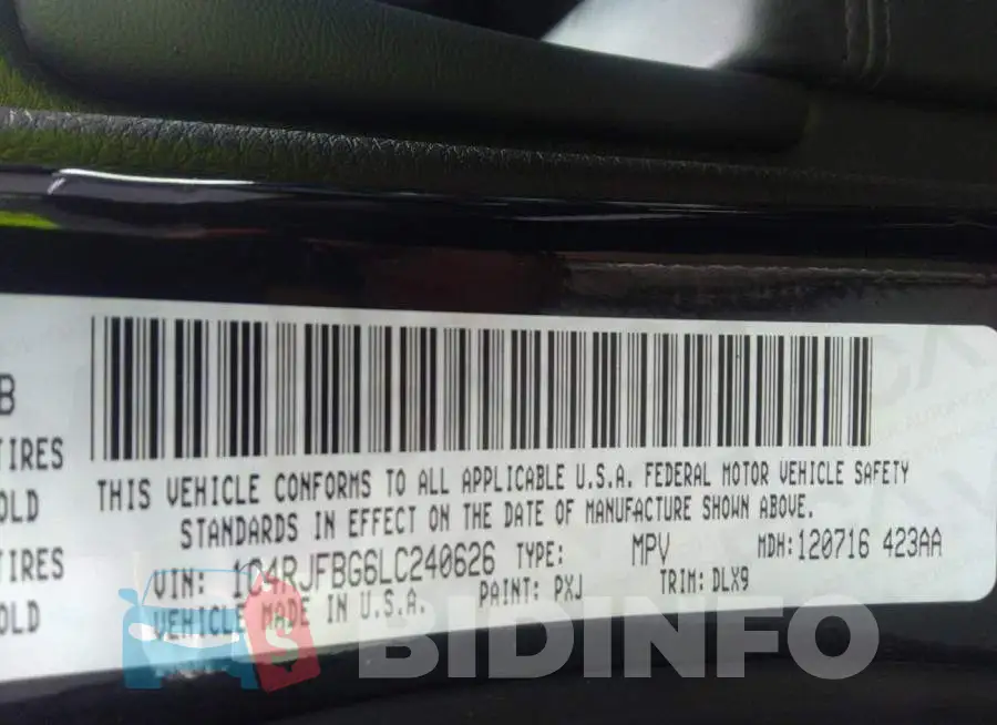 1C4RJFBG6LC240626 Photo# 9