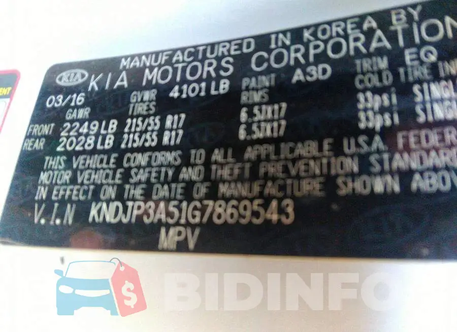 KNDJP3A51G7869543 Photo# 9
