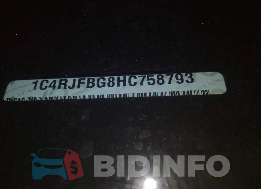 1C4RJFBG8HC758793 Photo# 9