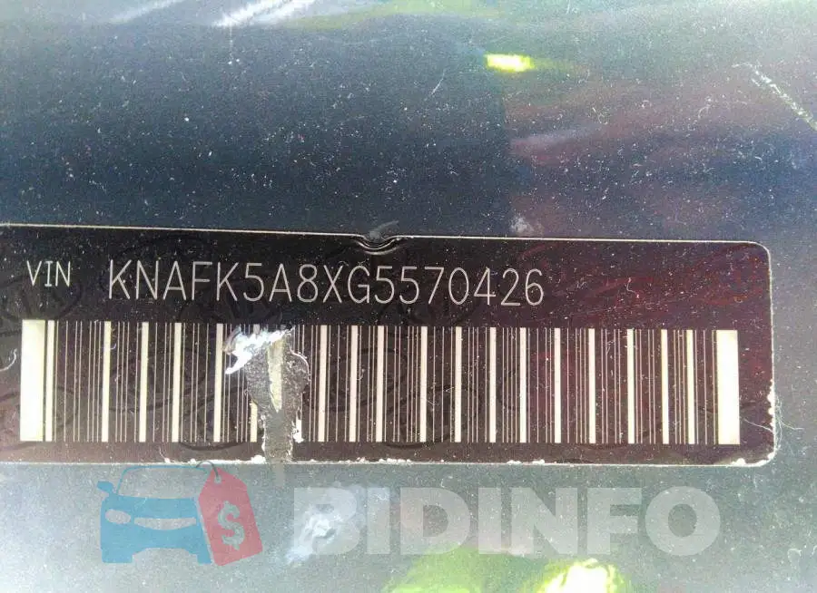 KNAFK5A8XG5570426 Photo# 9